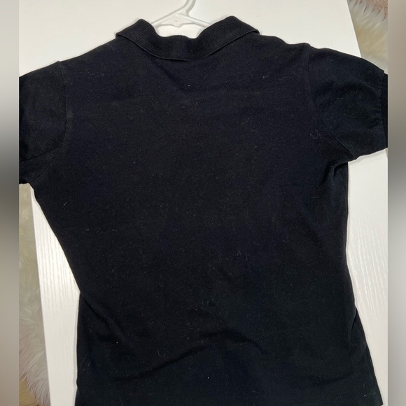 BURBERRY BRIT
Exploded Check Pattern Black Crew Neck Polo Shirt - Picture 5 of 5